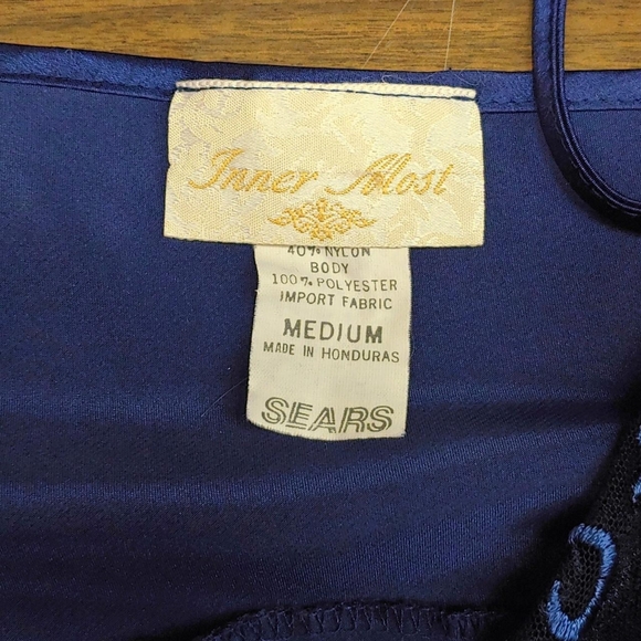 SOLD 90s embroidered vintage slip dress - Picture 6 of 8